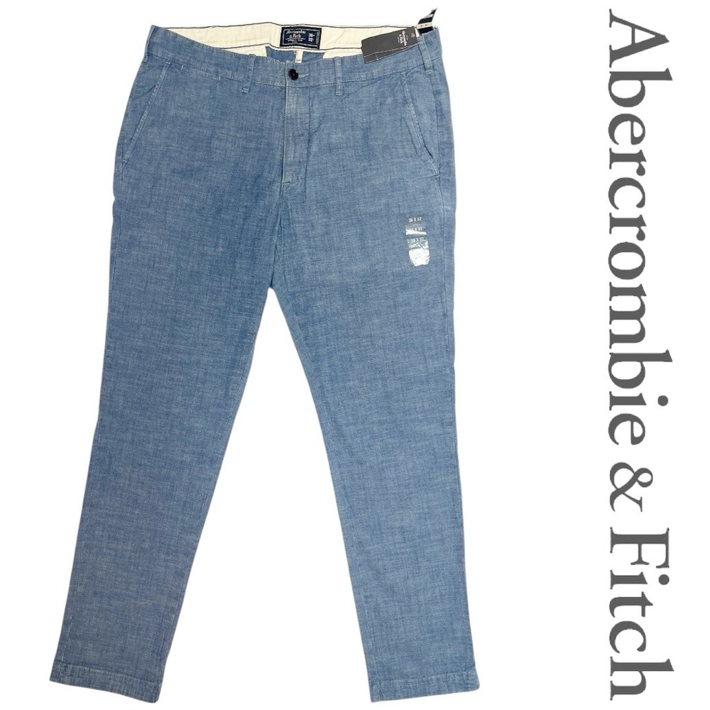 Abercrombie & Fitch Light Blue Chinos
